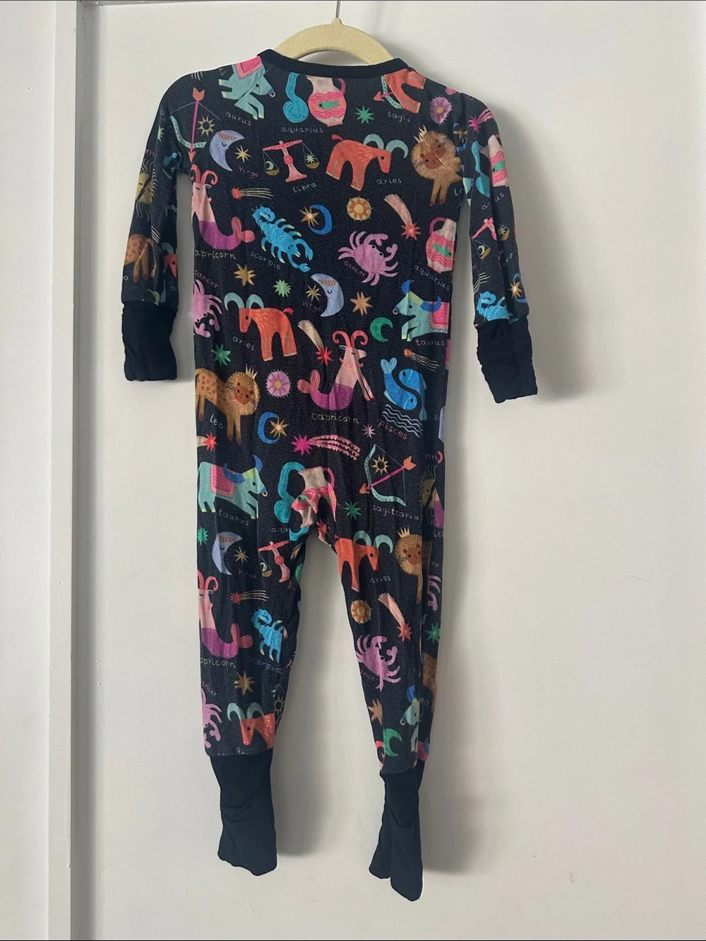 Little Sleepies Black Zodiac Pajamas